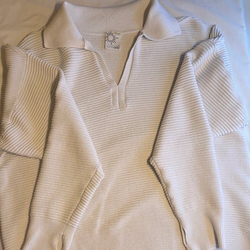Aerie Offline Top Off White Woman's size Large